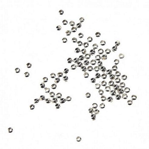 Image of 2mm Spacer Bead - Silver - 100 Pack