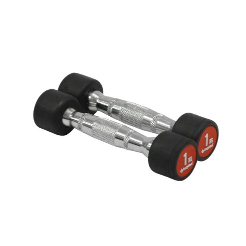 Image of Bodymax Pro V3 Rubber Dumbbells - 1kg