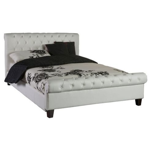 Image of Limelight Phoenix Bed Frame - Double (4' 6") - White