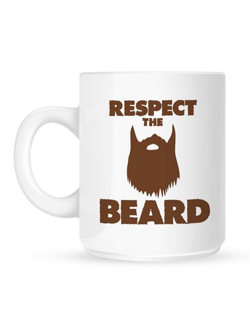 Image of Respect The Beard 10oz Ceramic Mug