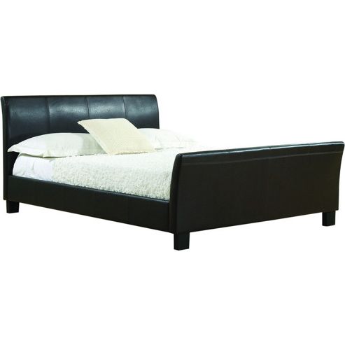 Image of Altruna Winchester Bed Frame - Double (4' 6") - Black