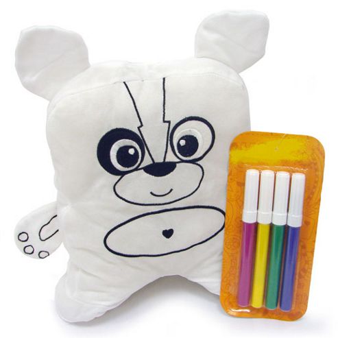 Image of Doodle Buddy Soft Toy With Marker Pens