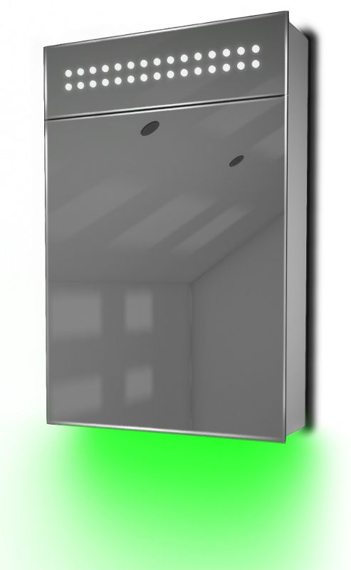 Image of Ambient Demist Bathroom Cabinet With Sensor & Internal Shaver Socket K73g