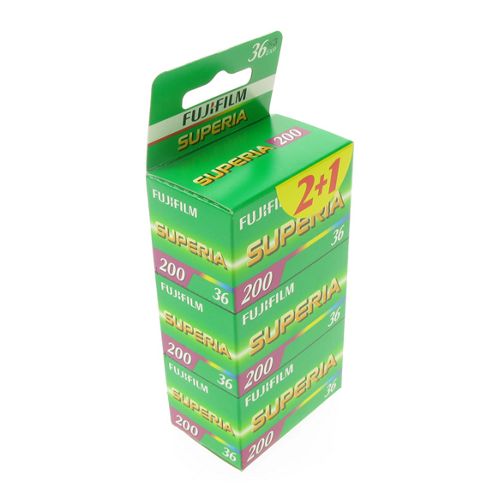 Image of Fujifilm Superia Iso 200 Colour Film - 3 Pack