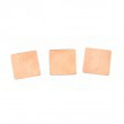 Image of Copper Blank Square 19mm No Hole 3pcs