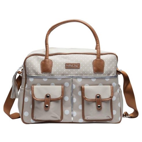 Image of Bebejou Natural Polka Dot Changing Bag