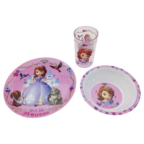 Image of Disney Sofia The First 3 Piece Dinner Set