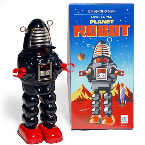Image of Retro Tin Collectable Ornament - Black