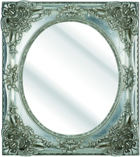 Image of D & J Simons Dutch Mirror - Silver - 96cm H X 70.5cm W
