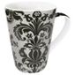 KÃ¶nitz Colours and Design Rocaille Mug in Grey on Silver (Set of 4)