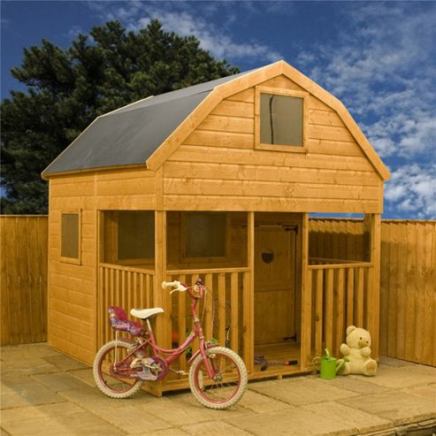 Image of Barn Double Storey Playhouse 7ft X 7ft