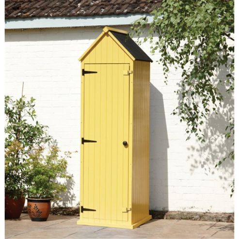 Buy Yellow Beach Style Apex Sentry Storage Shed 2ft x 2ft from our 