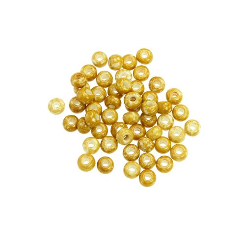 Image of Czech Seed Bead 2/0 Op Speckled Brown