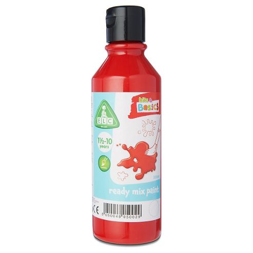 Image of Elc Red Ready Mix Paint 300ml