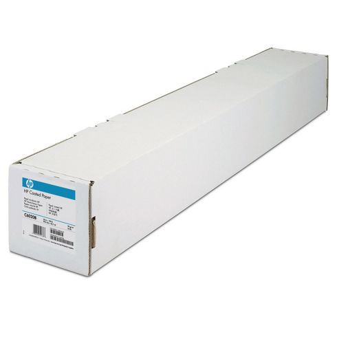 Image of Hewlett Packard [hp] Designjet Coated Paper 90gsm 36 Inch Roll 914mmx45.7m Ref C6020b