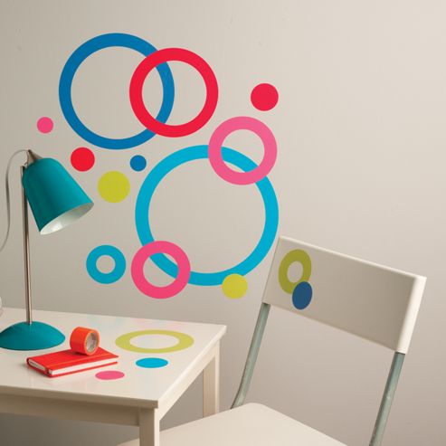 Image of Concentric Cirles Wall Stickers