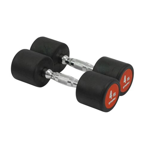 Image of Bodymax Pro V3 Rubber Dumbbells - 4kg