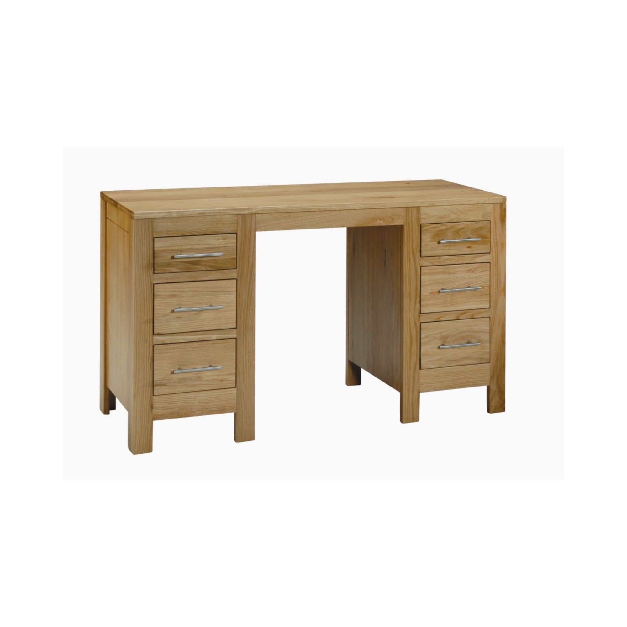 Kelburn Furniture Milano Double Pedestal Dressing Table at Tesco Direct