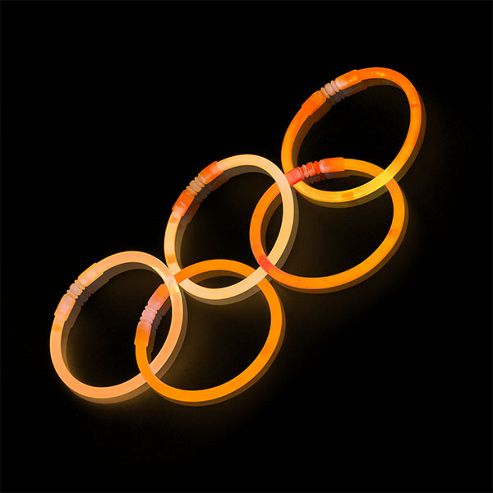 Image of Orange Glow Stick Bracelets