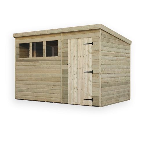  Shed + 3 Windows + Single Door from our Wooden Sheds range - Tesco