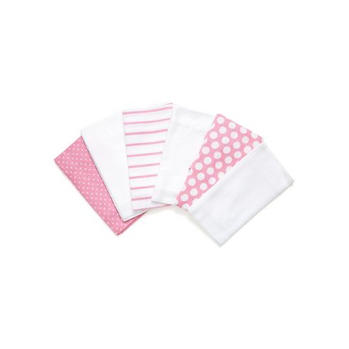 Image of Mothercare Butterfly Fields Muslins - 6 Pack