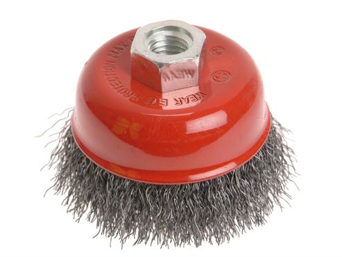 1608614011 Bosch 100MM X M14 Cup Brush Crimped Wire 0.3MM Steel