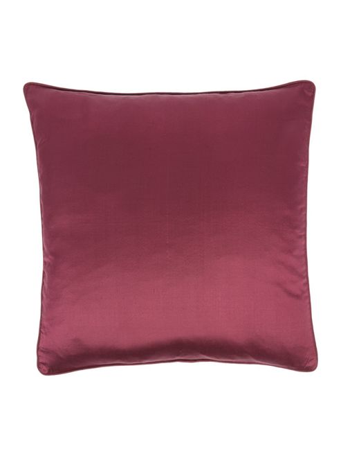 Image of Linea Oversized Silk Cushion, Purple