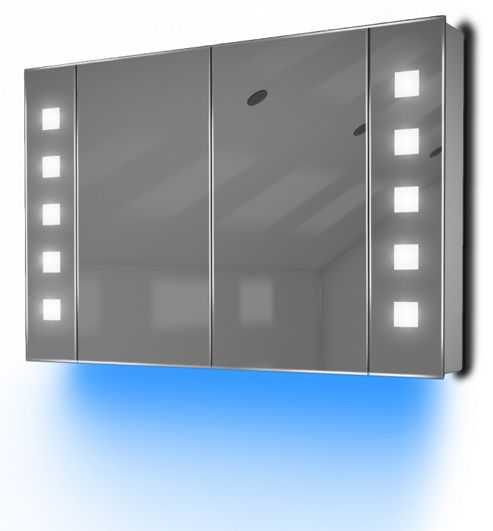 Image of Ambient Demist Bathroom Cabinet With Sensor & Internal Shaver Socket K74b