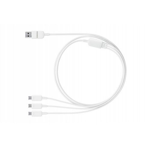 Image of Samsung Original Pacific Multi Charging Cable For Galaxy S5 - White