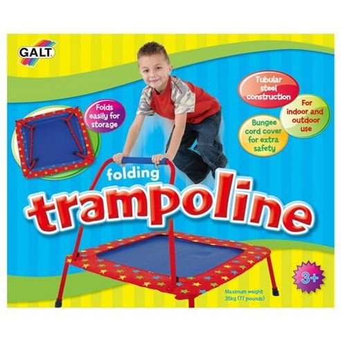 Image of Kids Folding Trampoline Galt Indoor Or Outdoor Juniors