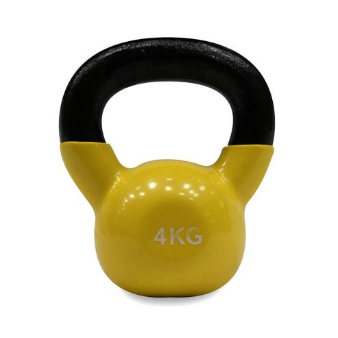 Image of Body Power 4kg Vinyl Coated Kettle Bell (x1)