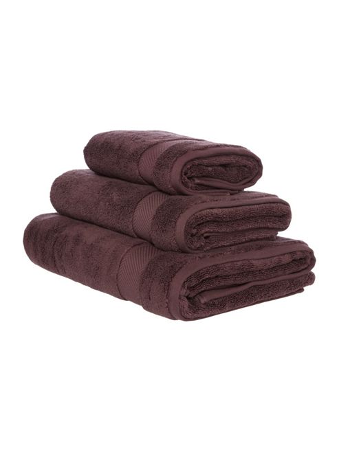 Image of Luxury Hotel Collection Zero Twist Pack Of 4 Face Cloths In Truffle