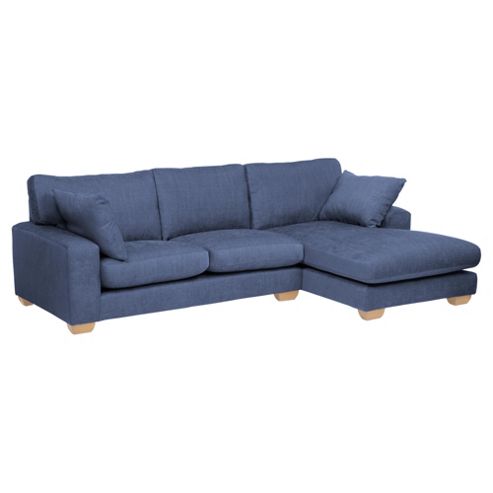 Image of Whitstable Corner Chaise right Hand Facing Denim