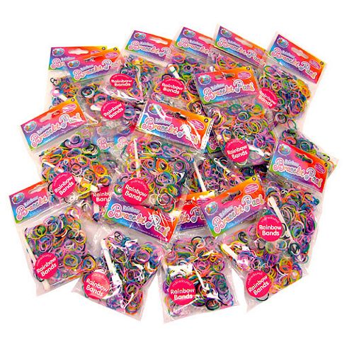 Image of Jacks Loom Rainbow Bands 24 Pack Bundle - 6000 Bands