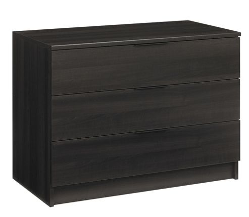 Image of Gami Brooklyn 3 Drawer Chest - Plum Wood