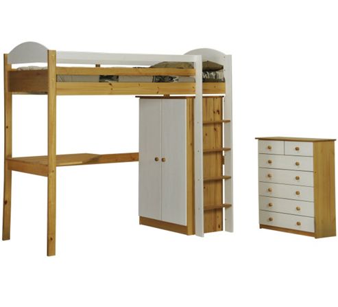 Image of Maximus High Sleeper Set 2 Antique With White Details
