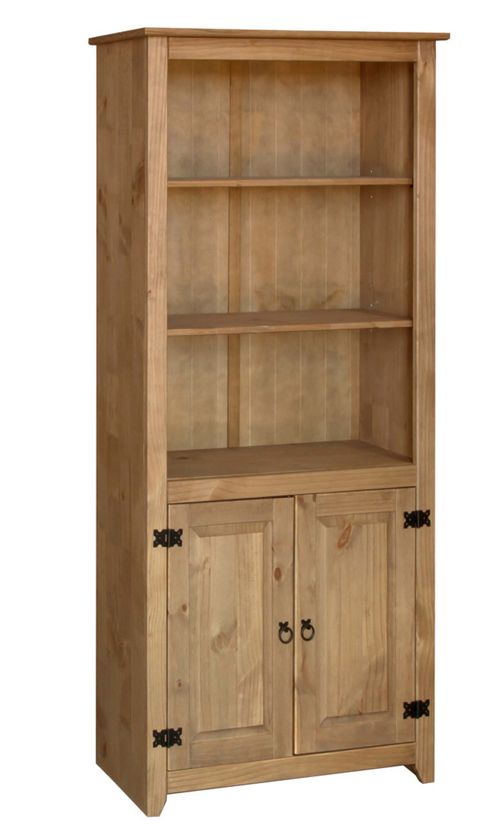 Image of Core Products Mx903 Pine 2 Door Bookshelf