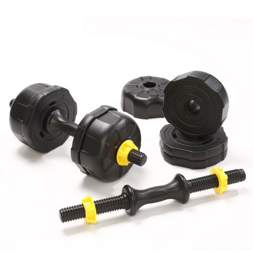 Image of Everlast 15kg Dumbell Weight Set Vinyl Fortek Design
