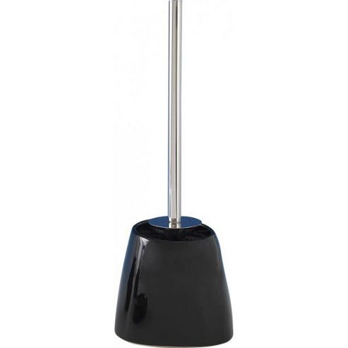 Image of Sanwood Stone Toilet Brush Set - Black