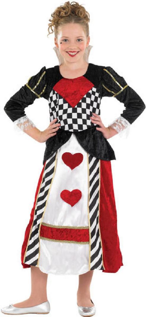 Image of Queen Of Hearts - Child Costume 6-8 Years