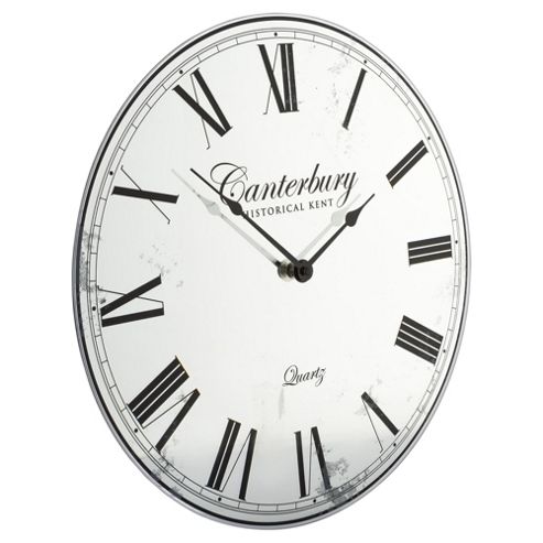 Image of Tesco Canterbury Mirrored Clock