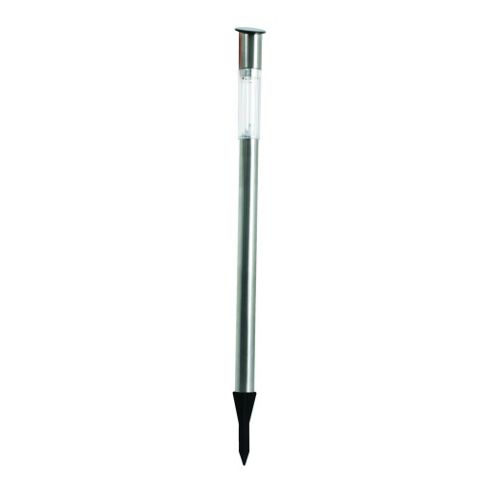 Image of Solar-powered Stainless Steel Post Light