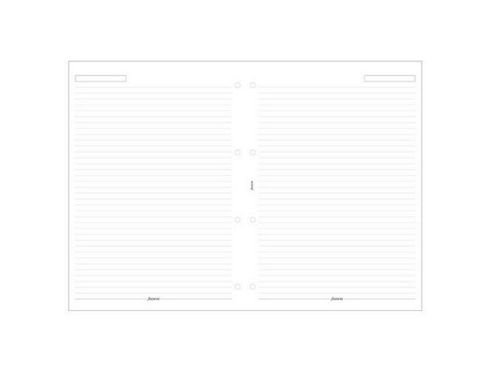 Image of Filofax A4 Ruled Paper White 293008