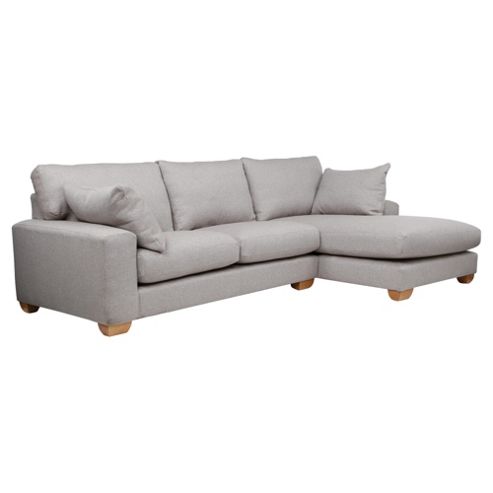 Image of Whitstable Corner Chaise R/hand Facing Pebble