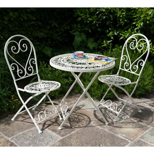 Image of Lavenham Cream Bistro Set
