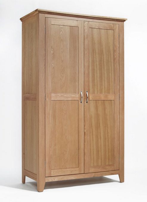 Image of Ametis Sherwood Oak Wardrobe With All Hanging