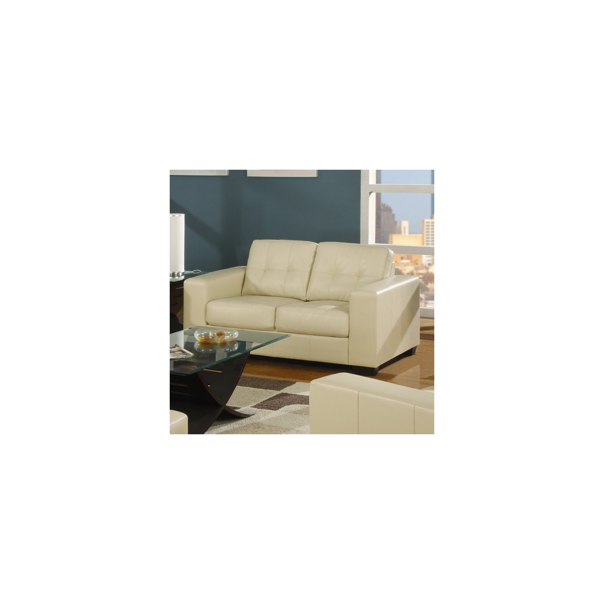 Furniture Link Gemona 2 Seater Sofa - Ivory at Tesco Direct