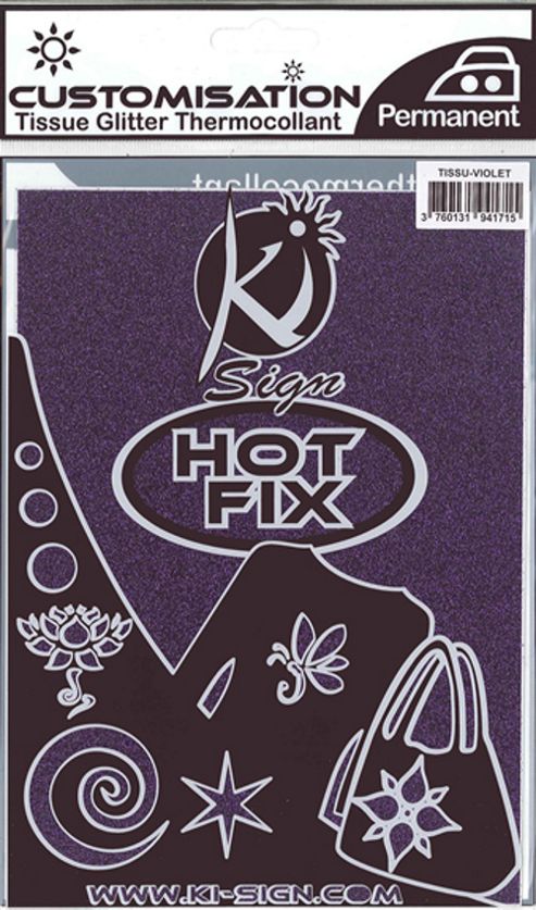 Image of Hot Fix Fabric - Glitter - Violet