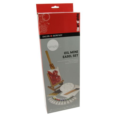 Image of Daler Simply Oil Mini Easel Set