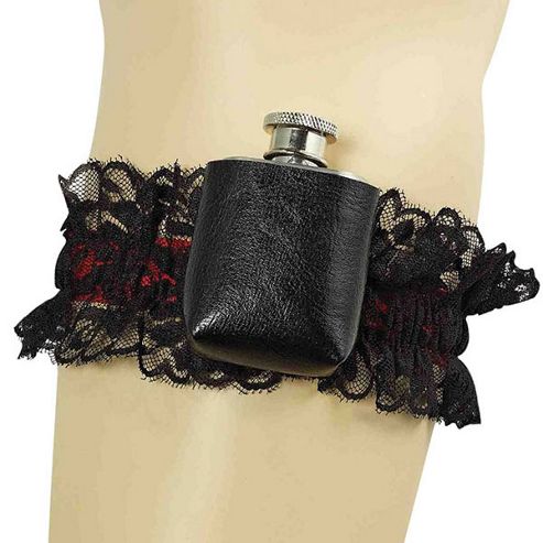 Image of Garter With Hip Flask